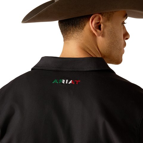 Ariat Men's Black Mexico Canvas Jacket - 10054236 - S