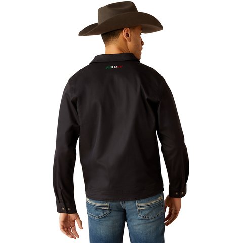 Ariat Men's Black Mexico Canvas Jacket - 10054236 - S