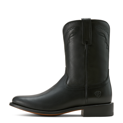 Ariat Men's 10" Downtown Inkwell Black Round Toe Western Boot - 10061228 - 7D