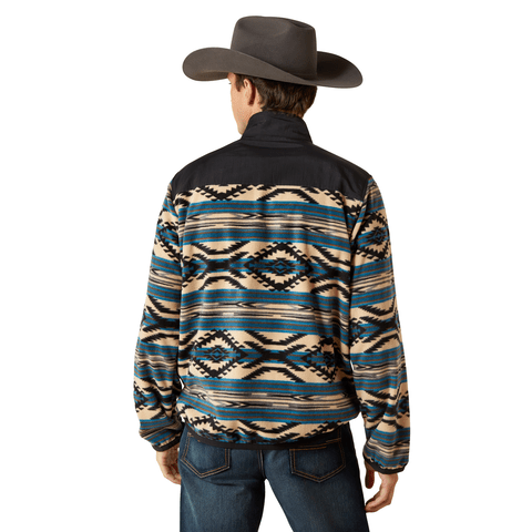 Ariat Men's Basis Fleece Teal Southwest Sweater - 10062487-S