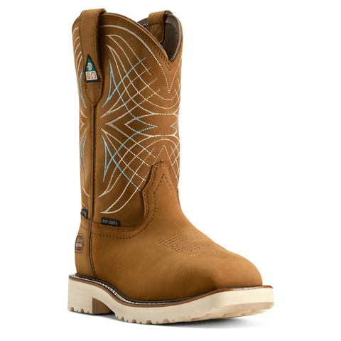 [NEW] Ariat Women's 10" Dusted Brown Activator CSA Waterproof Steel Toe Work Boot - 10063856-5.5B