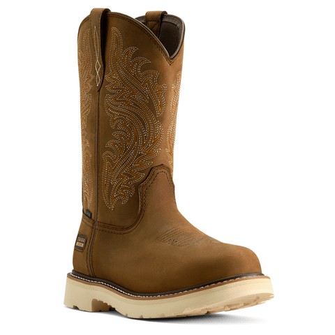 [NEW] Ariat Men's 11" Distressed Brown Activator Argo Waterproof Work Boot - 10063860-7D