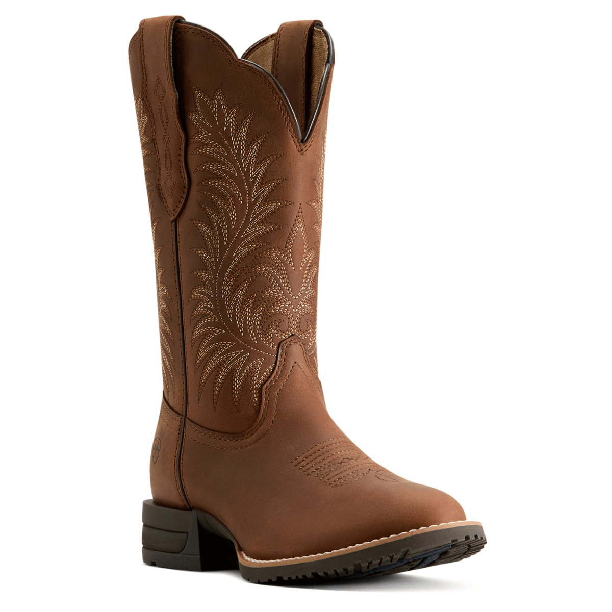 [NEW] Ariat Women's 11" Frontier Brown Hybrid Ranchward W Toe Western Boot - 10063901-5.5B