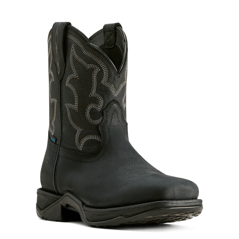 [NEW] Ariat Women's 8" Bear Black Anthem Shortie II Waterproof Western Boot - 10063997-5.5B