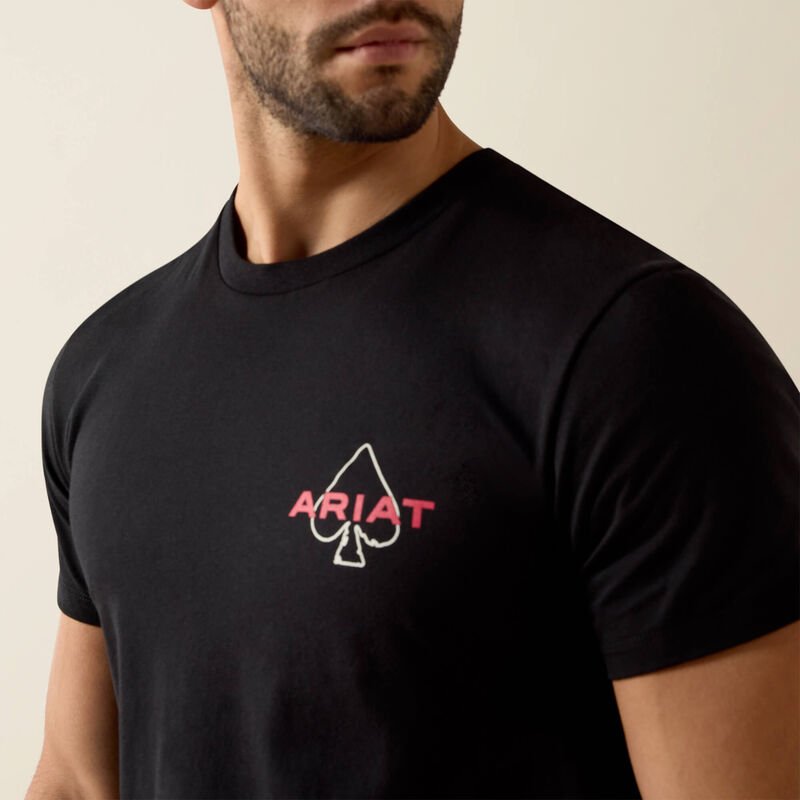 Ariat MNS Ariat Ranch Royalty T-Shirt - Black - 10080686-S