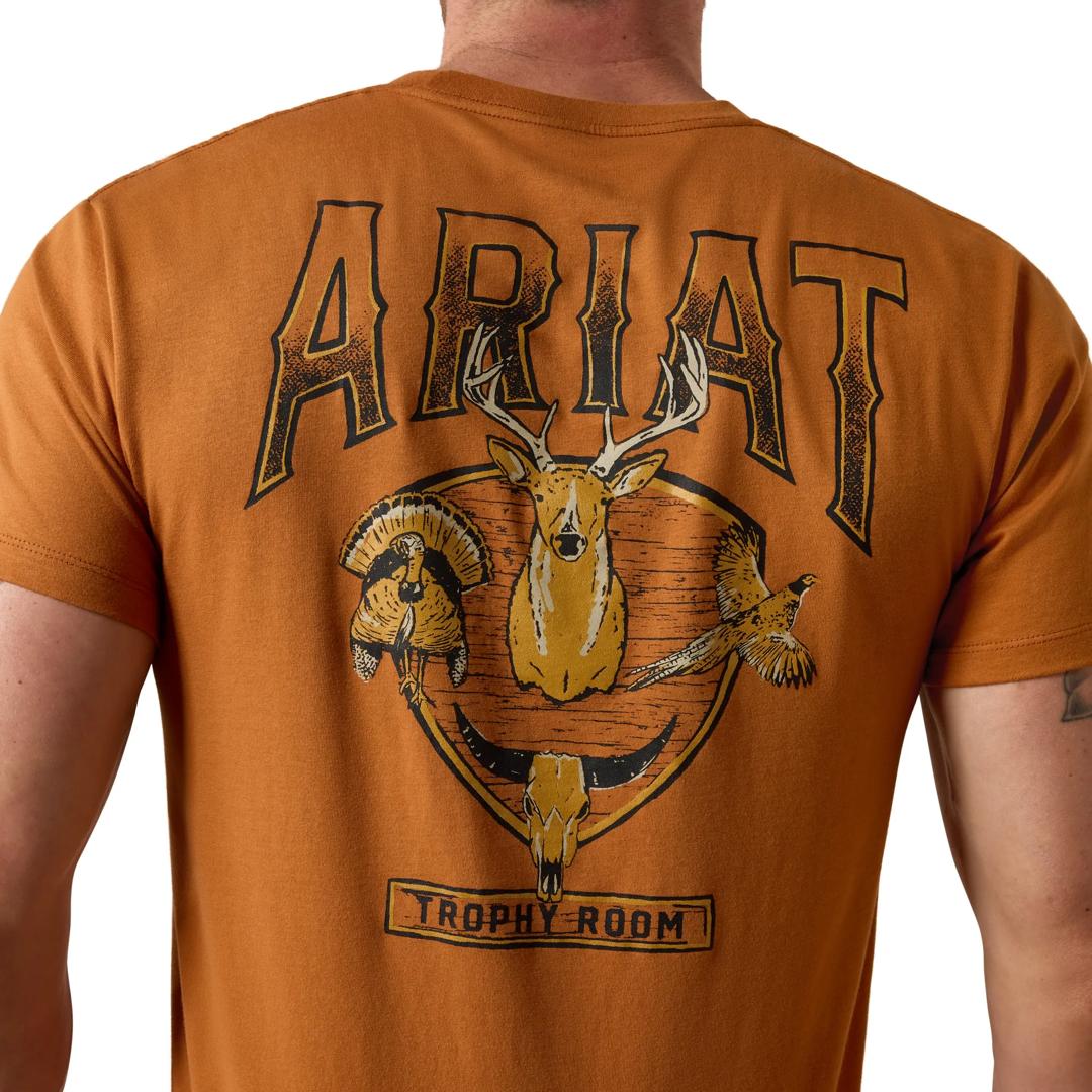 Ariat Mens Trophy Room T-Shirt - Adobe - 10080701-S