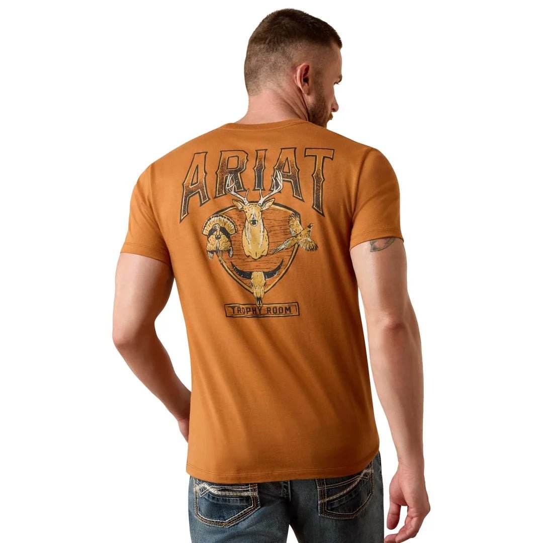 Ariat Mens Trophy Room T-Shirt - Adobe - 10080701-S