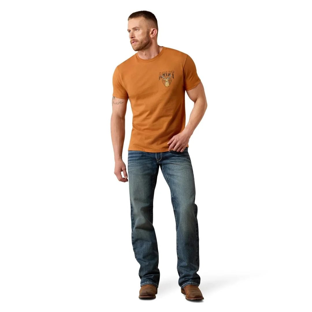 Ariat Mens Trophy Room T-Shirt - Adobe - 10080701-S