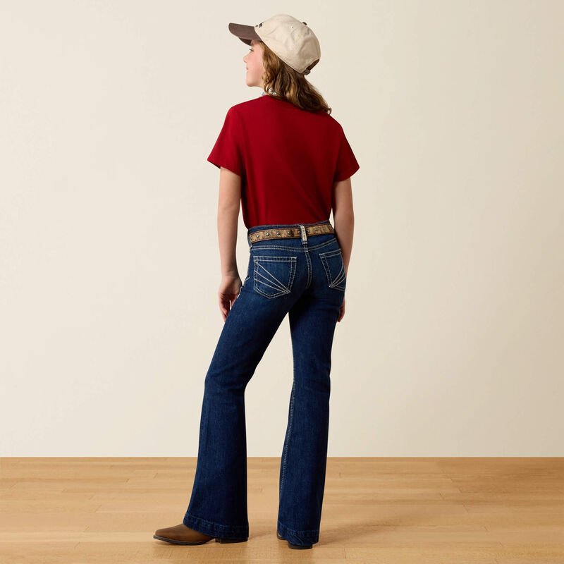 Ariat Girls Youth Aisha Trouser Jeans - Mina - 