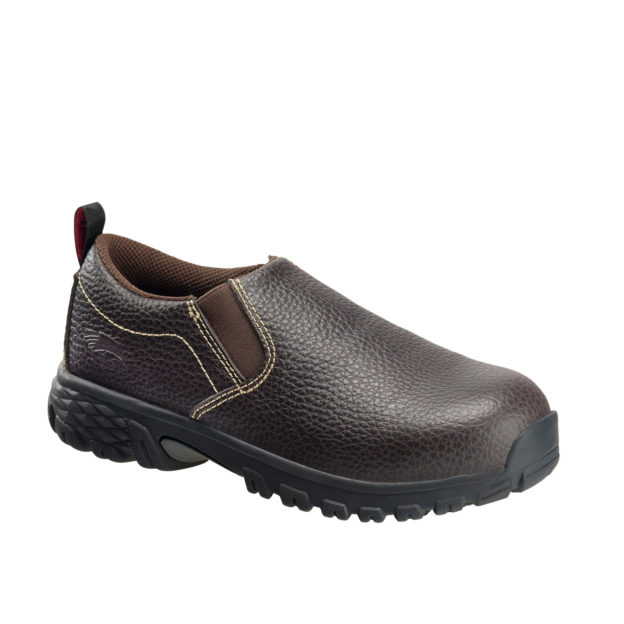 Avenger Men's Flight Brown Alloy Toe SD10 Slip - On Work Shoe - A7000 - 7M