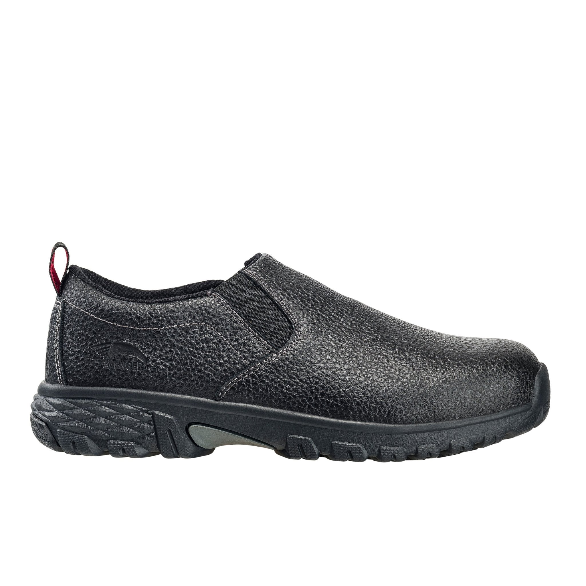 Avenger Men's Flight Black Alloy Toe SD10 Slip - On Work Shoe - A7001 - 7M