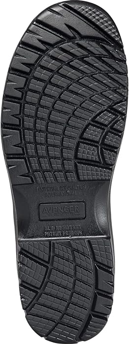 Avenger Men's Foreman Black 6" Composite Toe EH PR Romeo Work Boot - A7408 - 10.5W