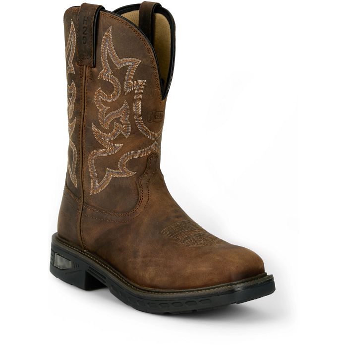 Justin Men's Rigman 11" Composite Toe Waterproof Work Boots - CR4019