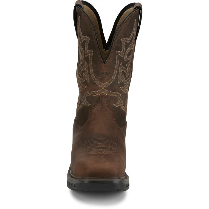 Justin Men's Rigman 11" Composite Toe Waterproof Work Boots - CR4019