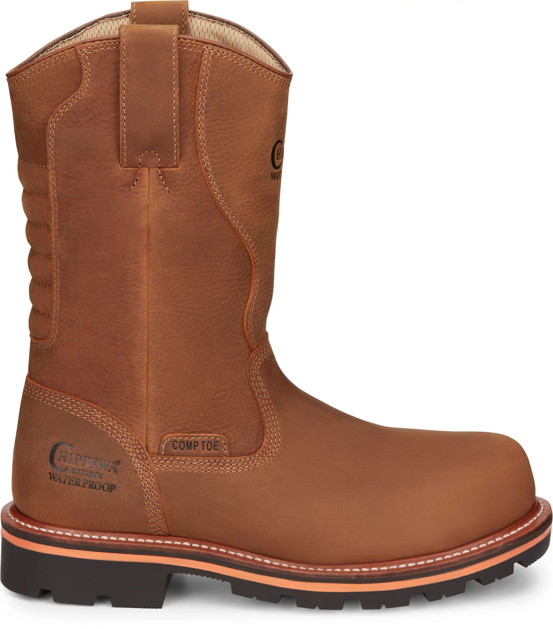 Chippewa Men's 11" Waterproof Blonde Nano Comp Toe Thunderstruck Work Boots - TH1041 - 8D