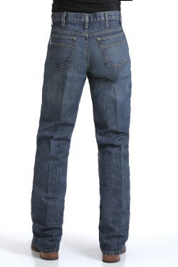 Cinch Men's Relaxed FIt White Label Dark Stone Wash Jeans - MB92834013 - IND - 27X30