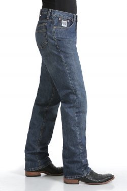 Cinch Men's Relaxed FIt White Label Dark Stone Wash Jeans - MB92834013 - IND - 27X30