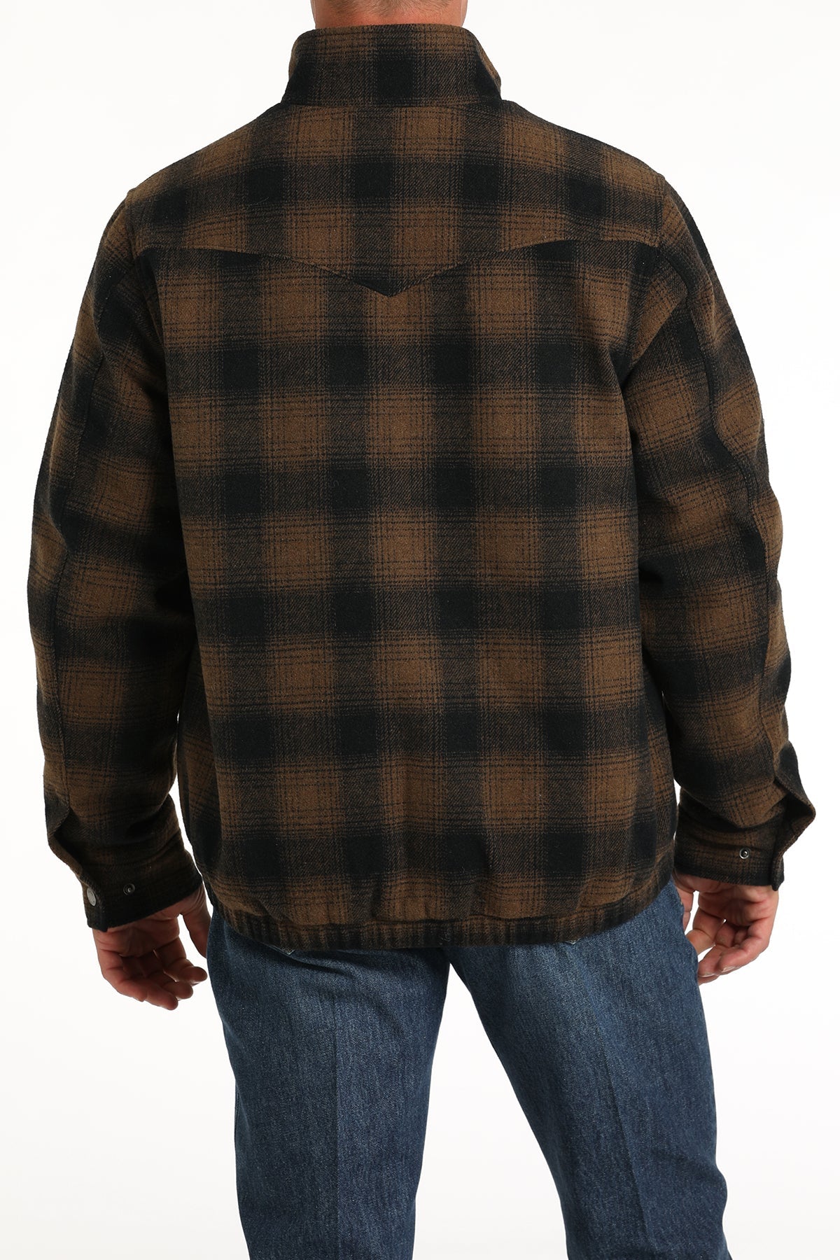 Cinch Men's Brown Conceal Carry Wooly Blanket Lined Jacket - MWJ1590004 - BRN - M