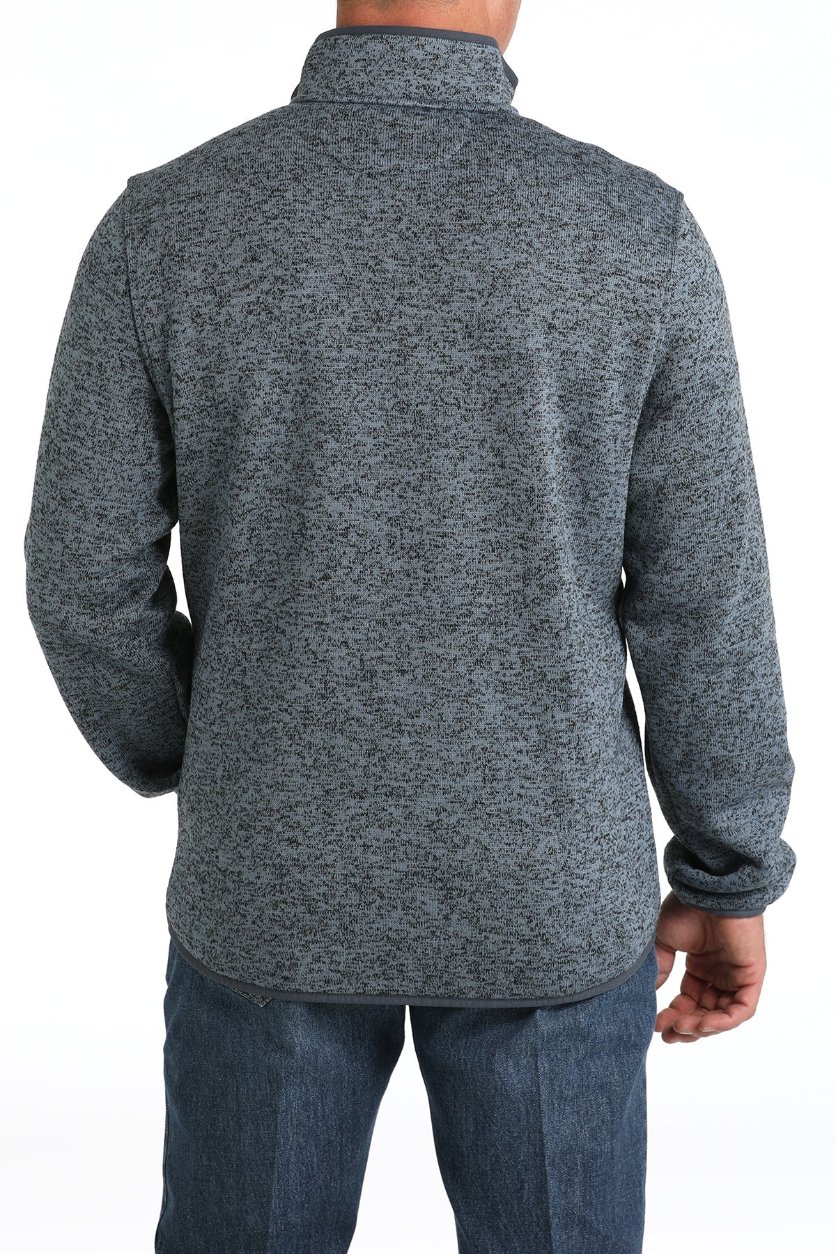 Cinch Men's Blue Pullover Heavy Knit Sweater - MWK1534006 - BLU - M