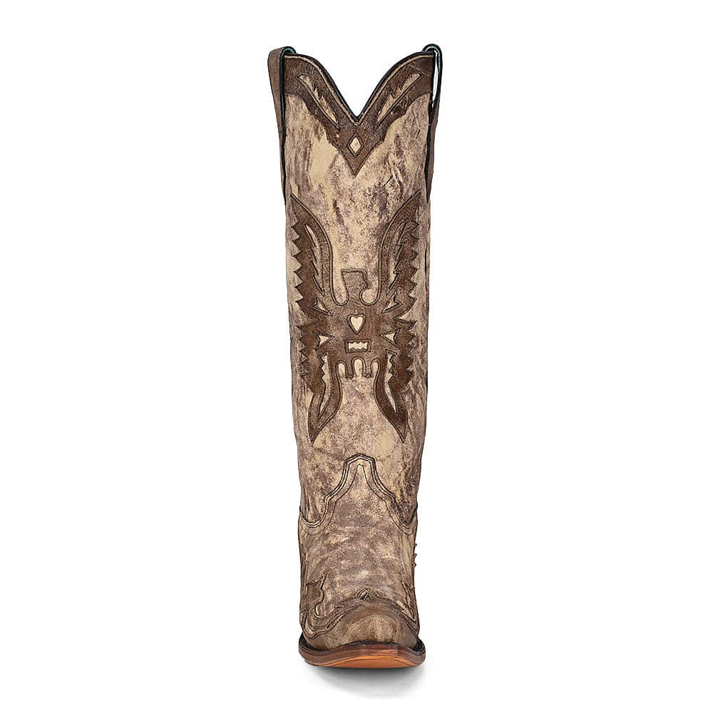 Corral Women's 15" Milagro Eagle Snip Toe Cowboy Boot - A4303 - 5M