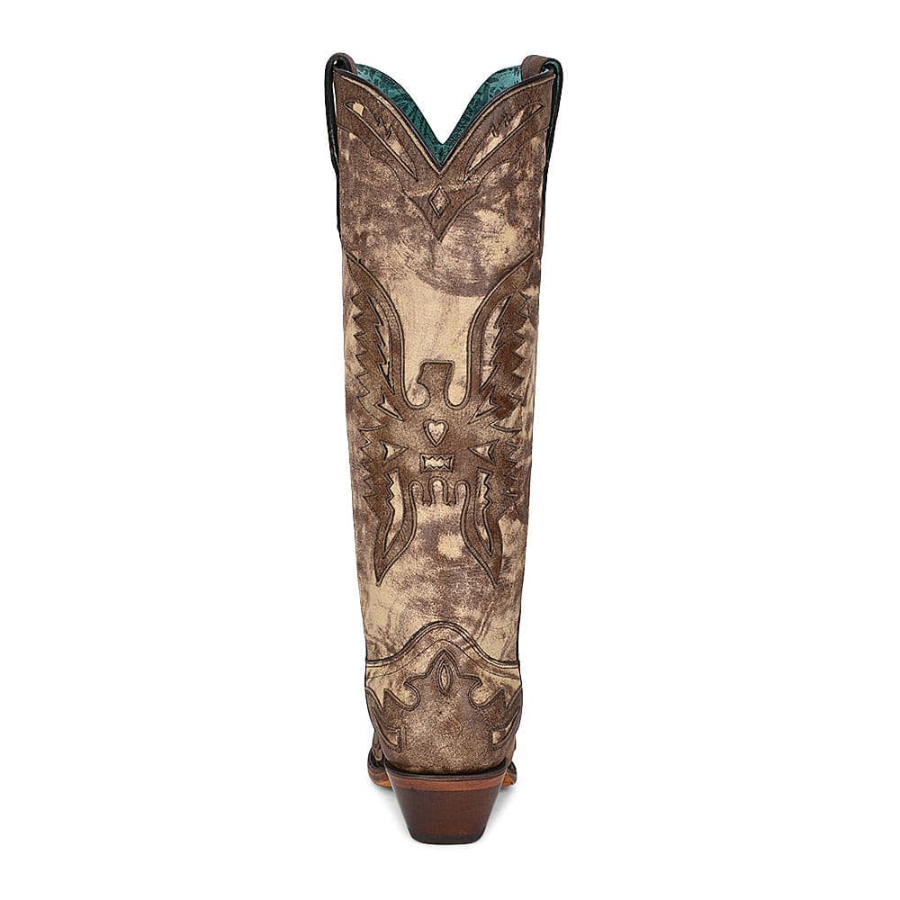 Corral Women's 15" Milagro Eagle Snip Toe Cowboy Boot - A4303 - 5M