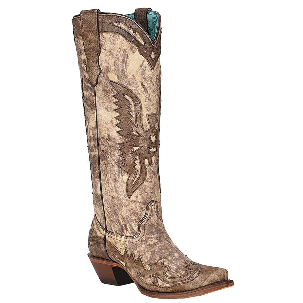 Corral Women's 15" Milagro Eagle Snip Toe Cowboy Boot - A4303 - 5M