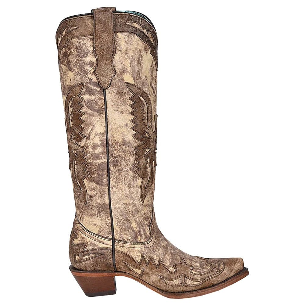 Corral Women's 15" Milagro Eagle Snip Toe Cowboy Boot - A4303 - 5M