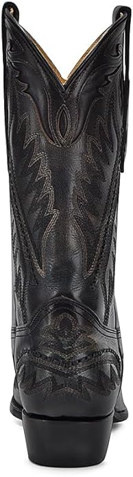 Corral Men's 12.5" Woven & Inlay Black Blue Western Boots - C4149 - 6D