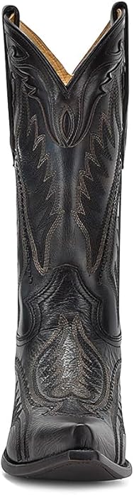 Corral Men's 12.5" Woven & Inlay Black Blue Western Boots - C4149 - 6D