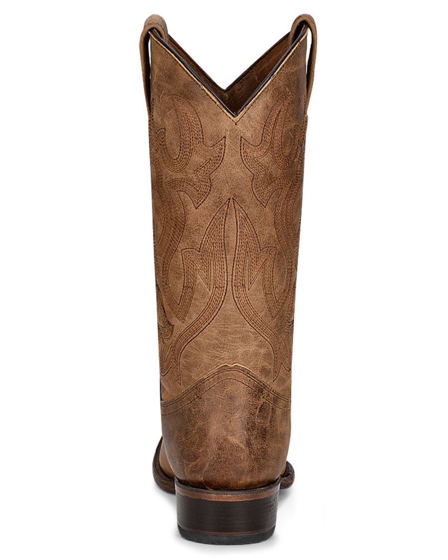 Corral Circle G Men's 13" Tan Embroidery Round Toe Western Boot - L5888 - 6D