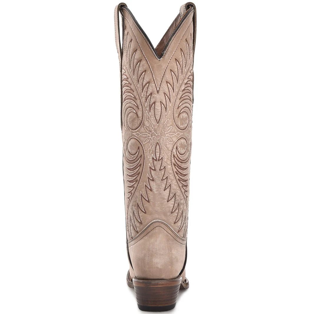 Corral Circle G Women's 14" Sand Cowhide Leather Western Boots - L6116 - 5M