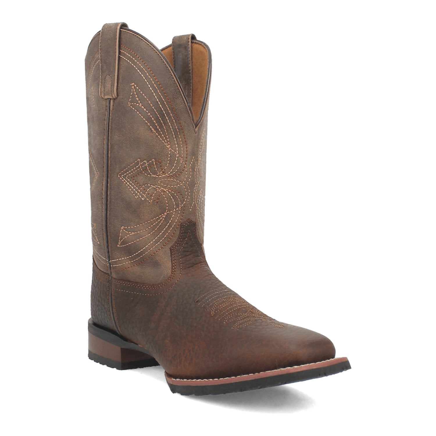 Laredo Men's 11" Chocolate Elias Square Toe Western Boot - 7733 - 7EW