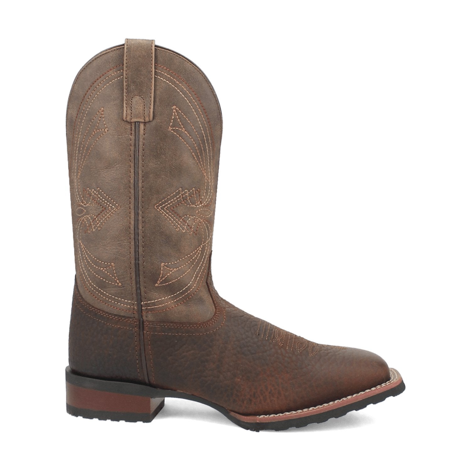 Laredo Men's 11" Chocolate Elias Square Toe Western Boot - 7733 - 7EW