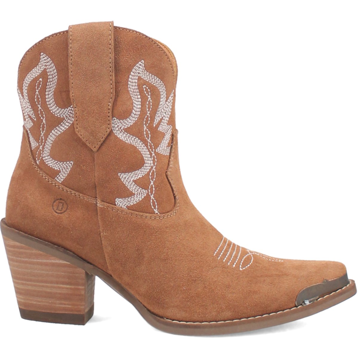 Dingo Women's 7" Tan Joyride Leather Bootie - DI544 - BN97 - 6M