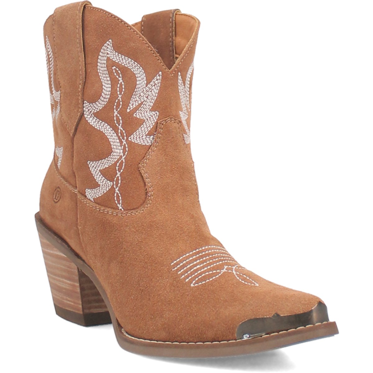 Dingo Women's 7" Tan Joyride Leather Bootie - DI544 - BN97 - 6M