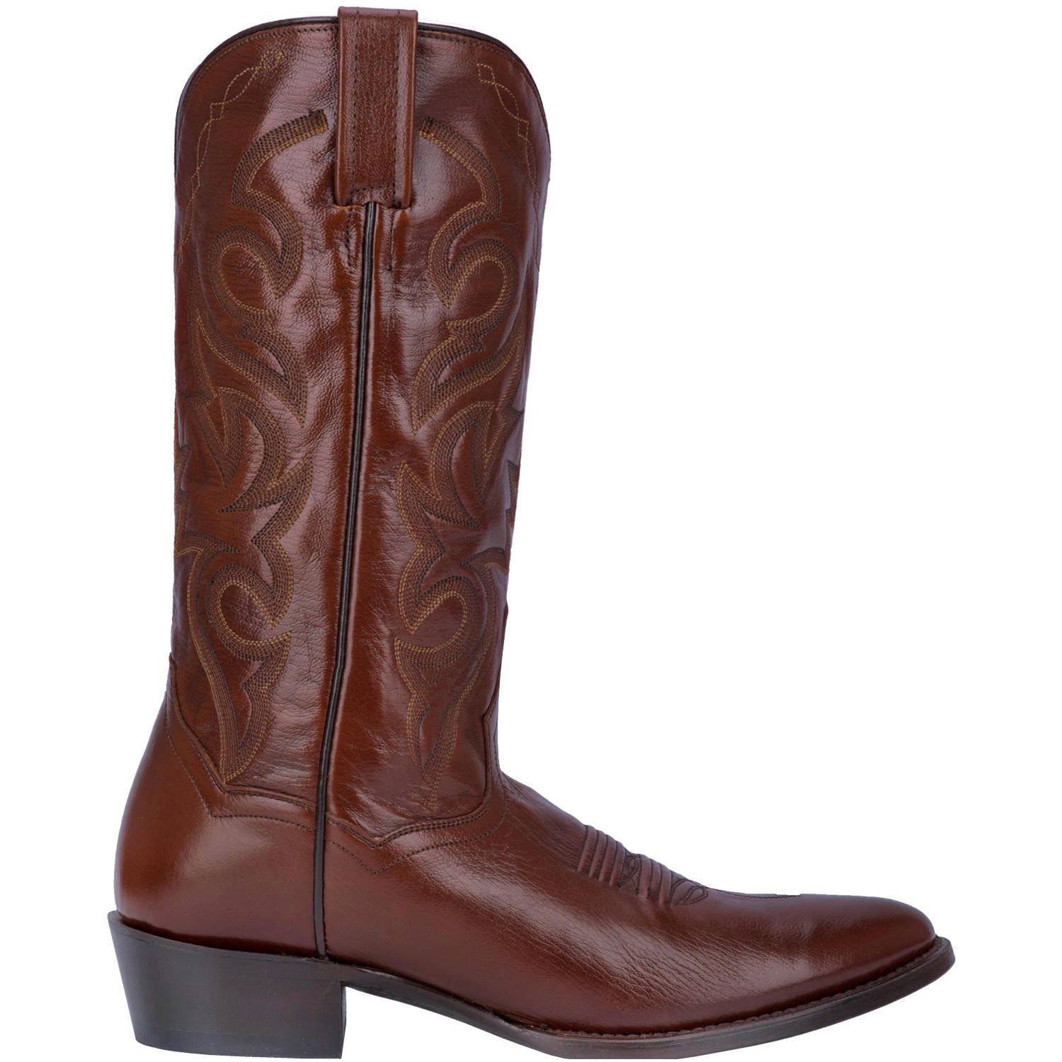 Dan Post Men's 13" Antique Brown Milwaukee Snip Toe Western Boot - DP2111R - 6.5B