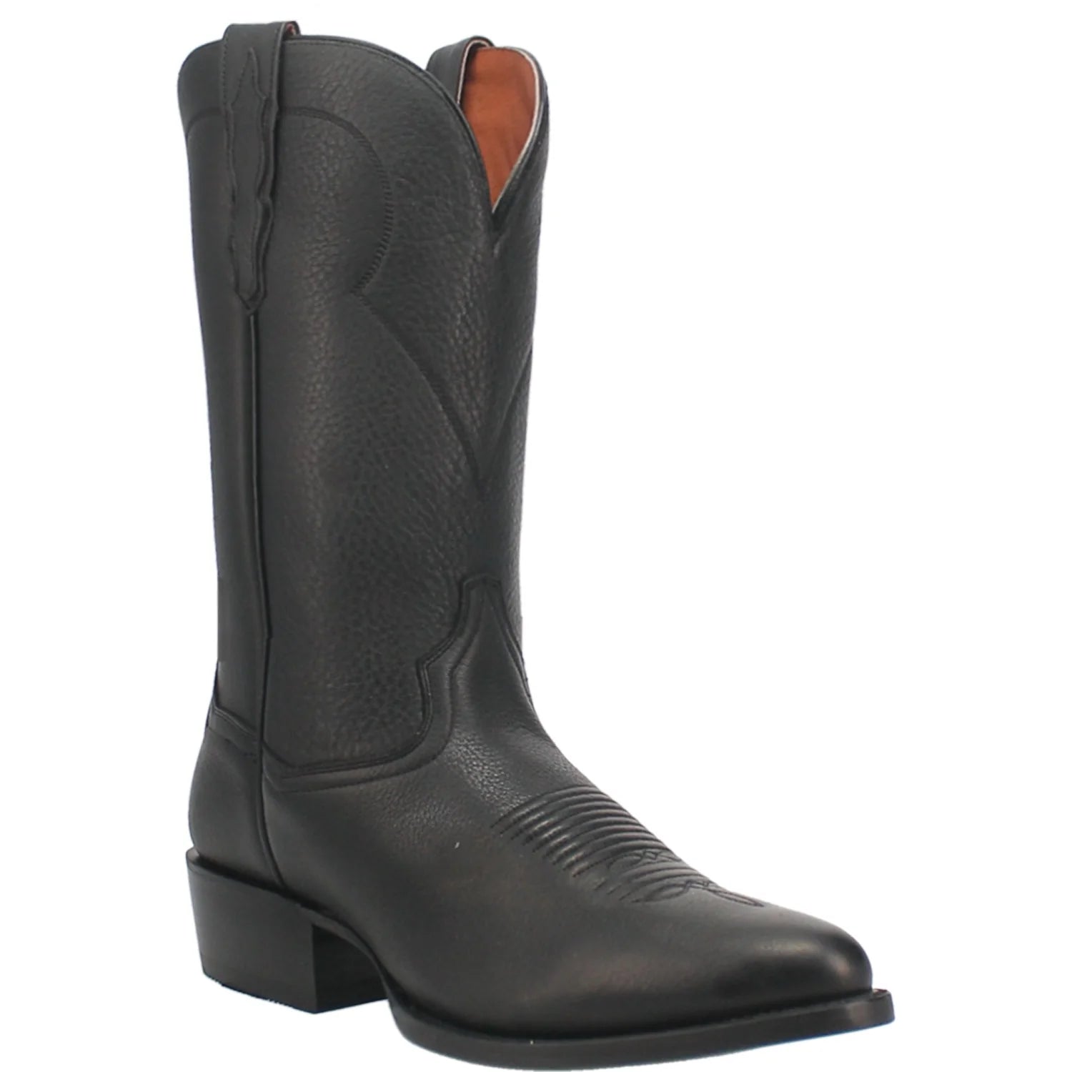 Dan Post Men's 13" Pike Black Leather Western Boot - DP2480 - 7D