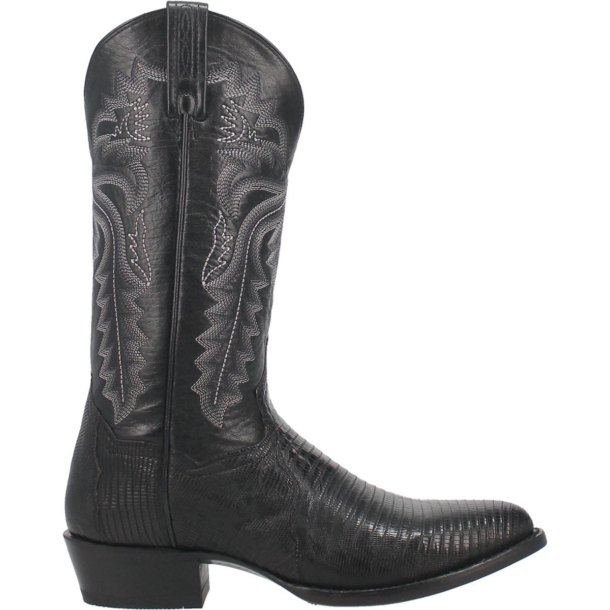 Dan Post Men's 13" Winston Lizard Black Round Toe Western Boot - DP3050R - 6.5D