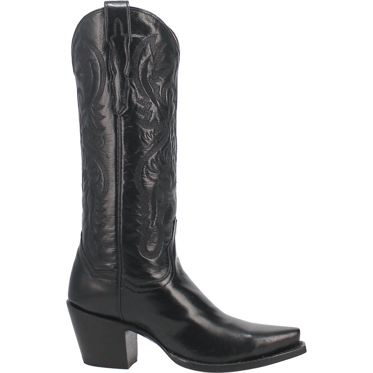 Dan Post 13" Women's Maria Black Snip Toe Western Boot - DP3200 - 5M