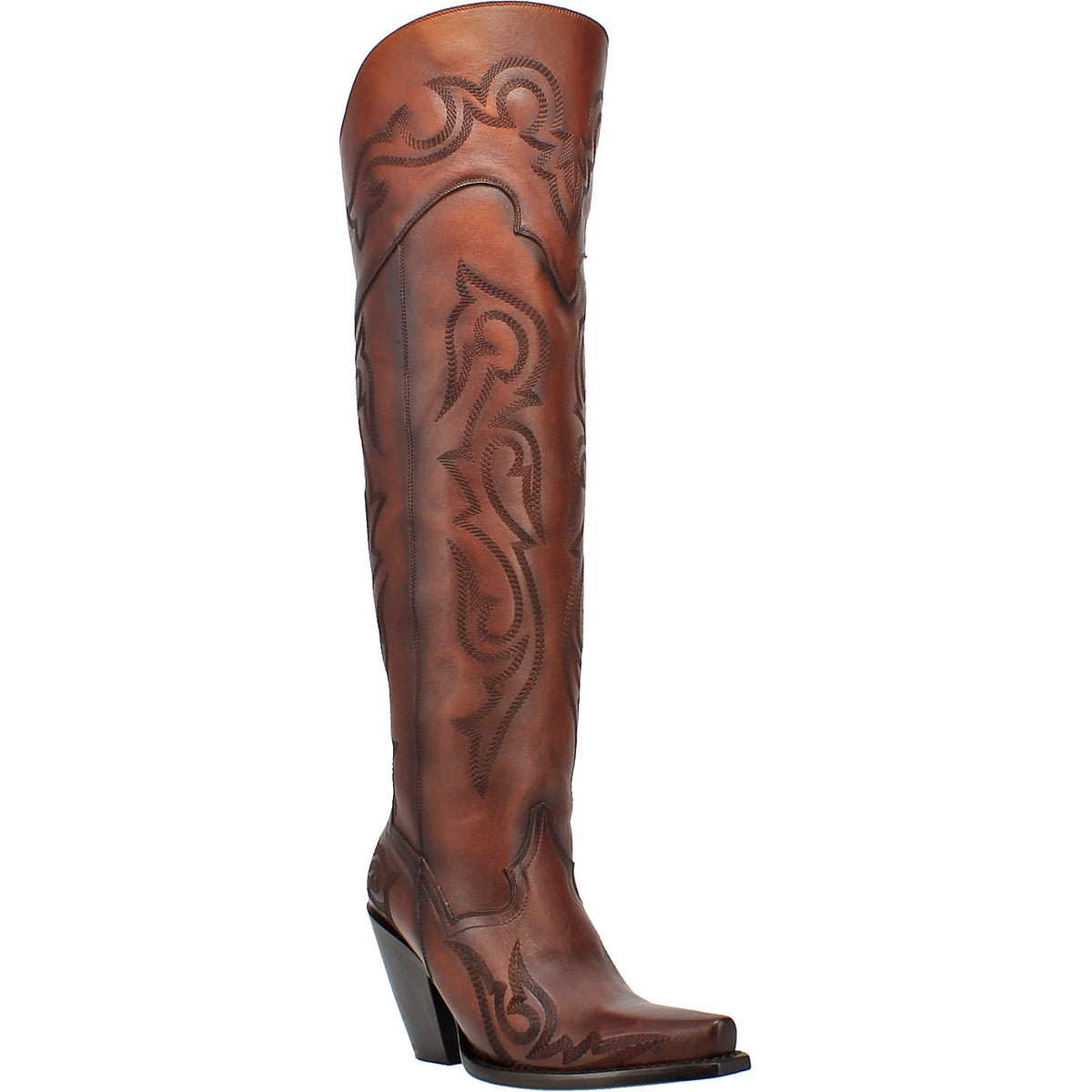 Dan Post Women's 20" Seductress Tall Leather Western Boot - DP3285 - 6M