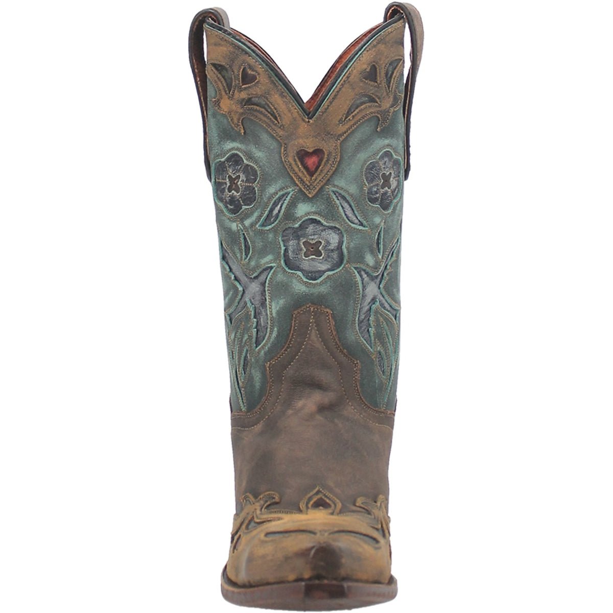 Dan Post Women's 11" Vintage Bluebird Snip Toe Western Boot - DP3544 - 6M