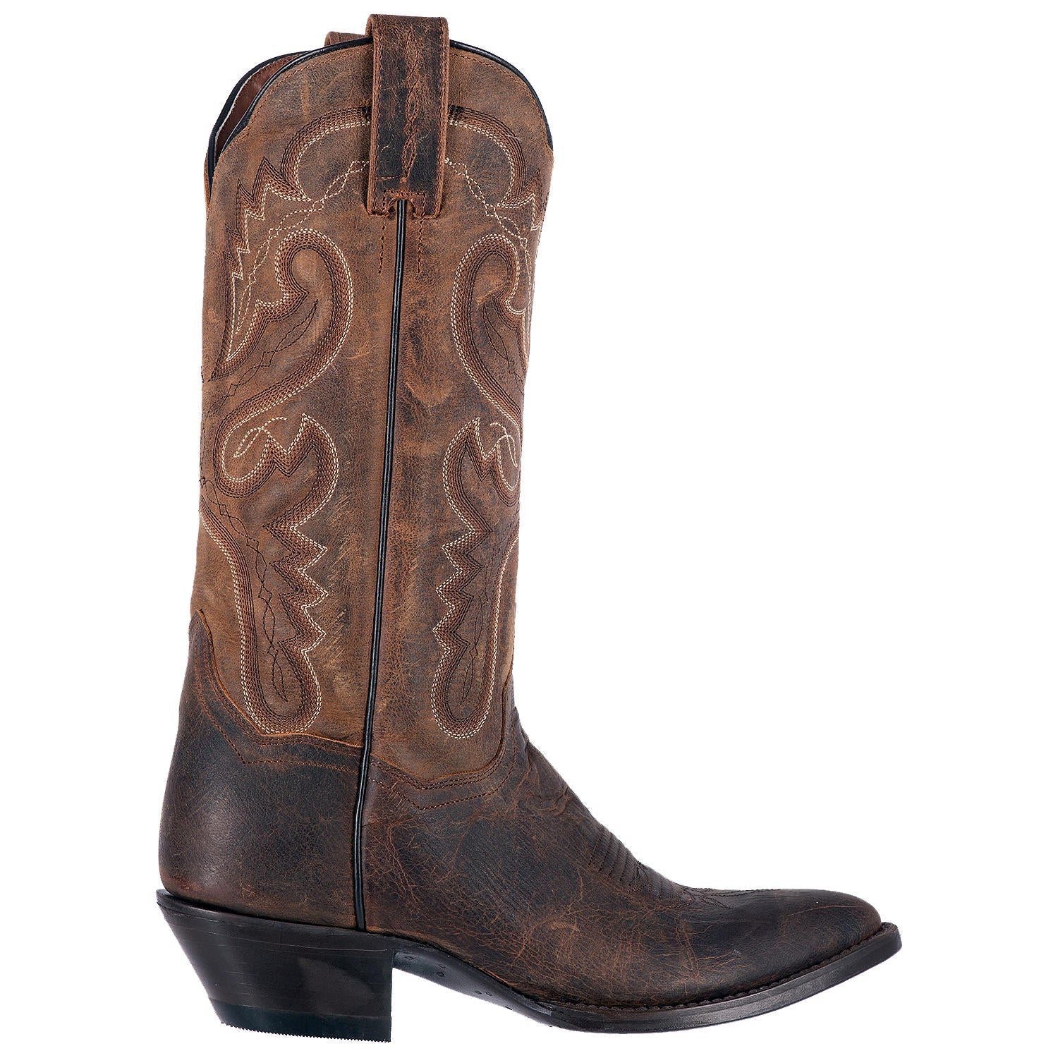 Dan Post Women's 12" Marla Round Toe Leather Western Boot - DP3571 - 6M