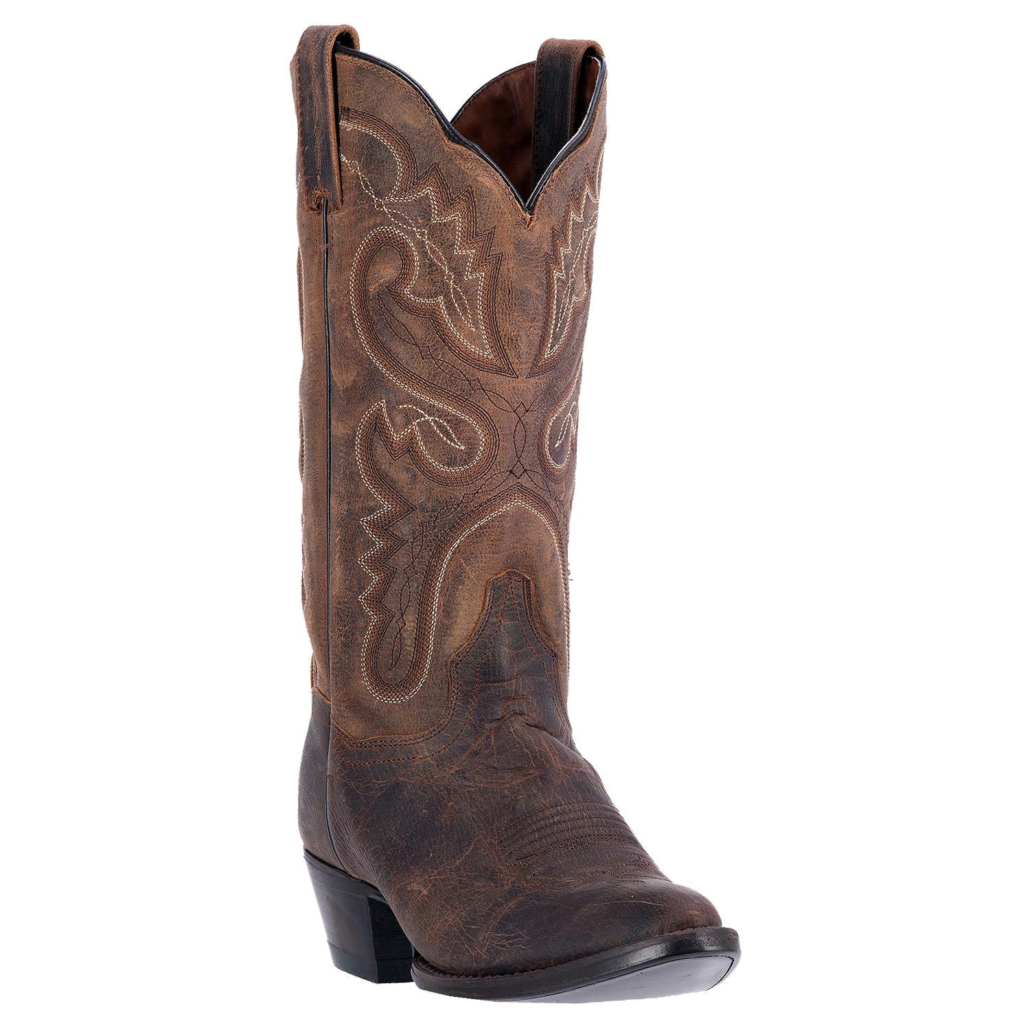 Dan Post Women's 12" Marla Round Toe Leather Western Boot - DP3571 - 6M