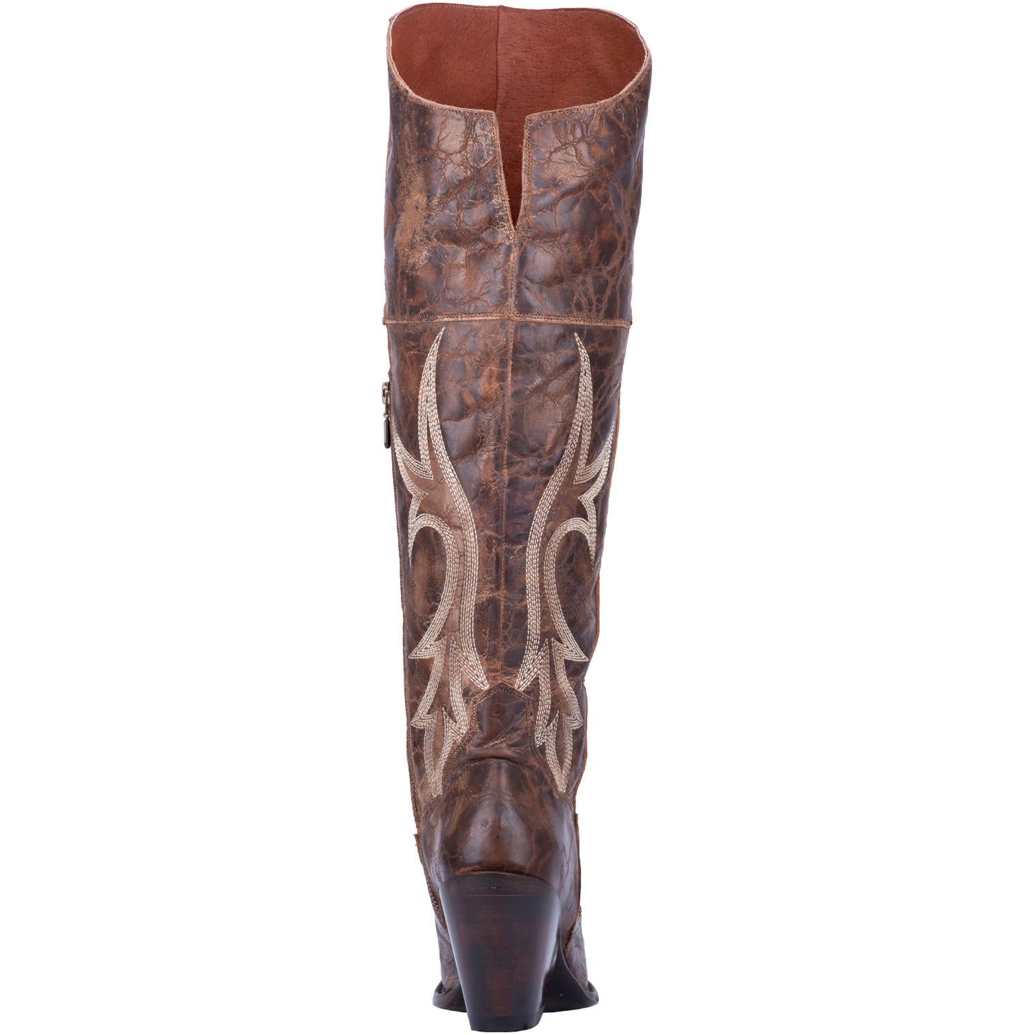 Dan Post Women's 20" Brown Jilted Snip Toe Leather Western Boot - DP3709 - 6M