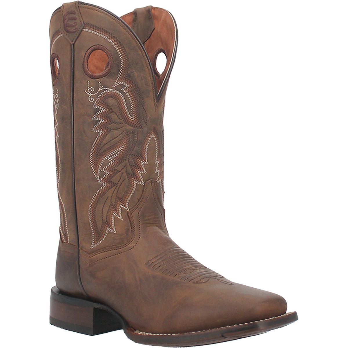 Dan Post Men's 12" Abram Tan Square Toe Western Boot - DP4562 - 7D