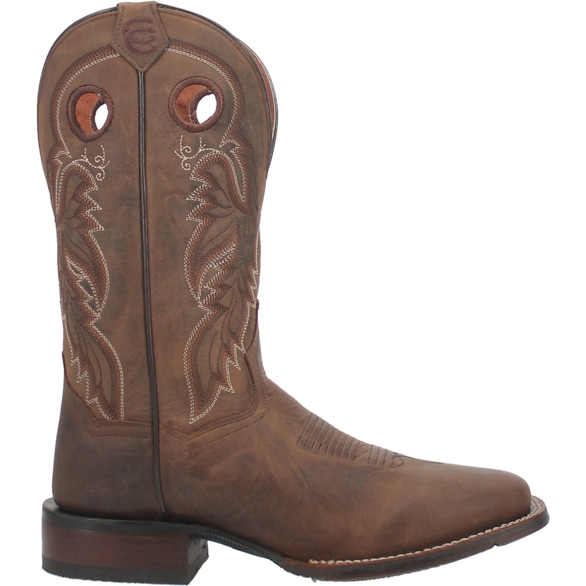 Dan Post Men's 12" Abram Tan Square Toe Western Boot - DP4562 - 7D