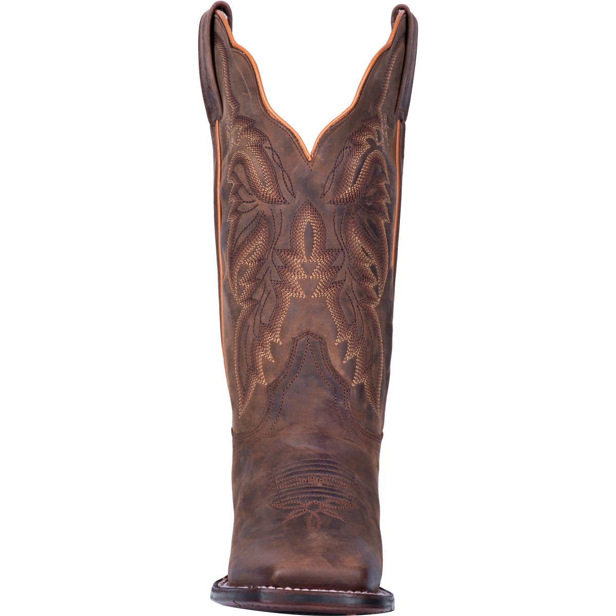 Dan Post Women's 12" Alexy Square Toe Leather Western Boot - DP4572 - 6M