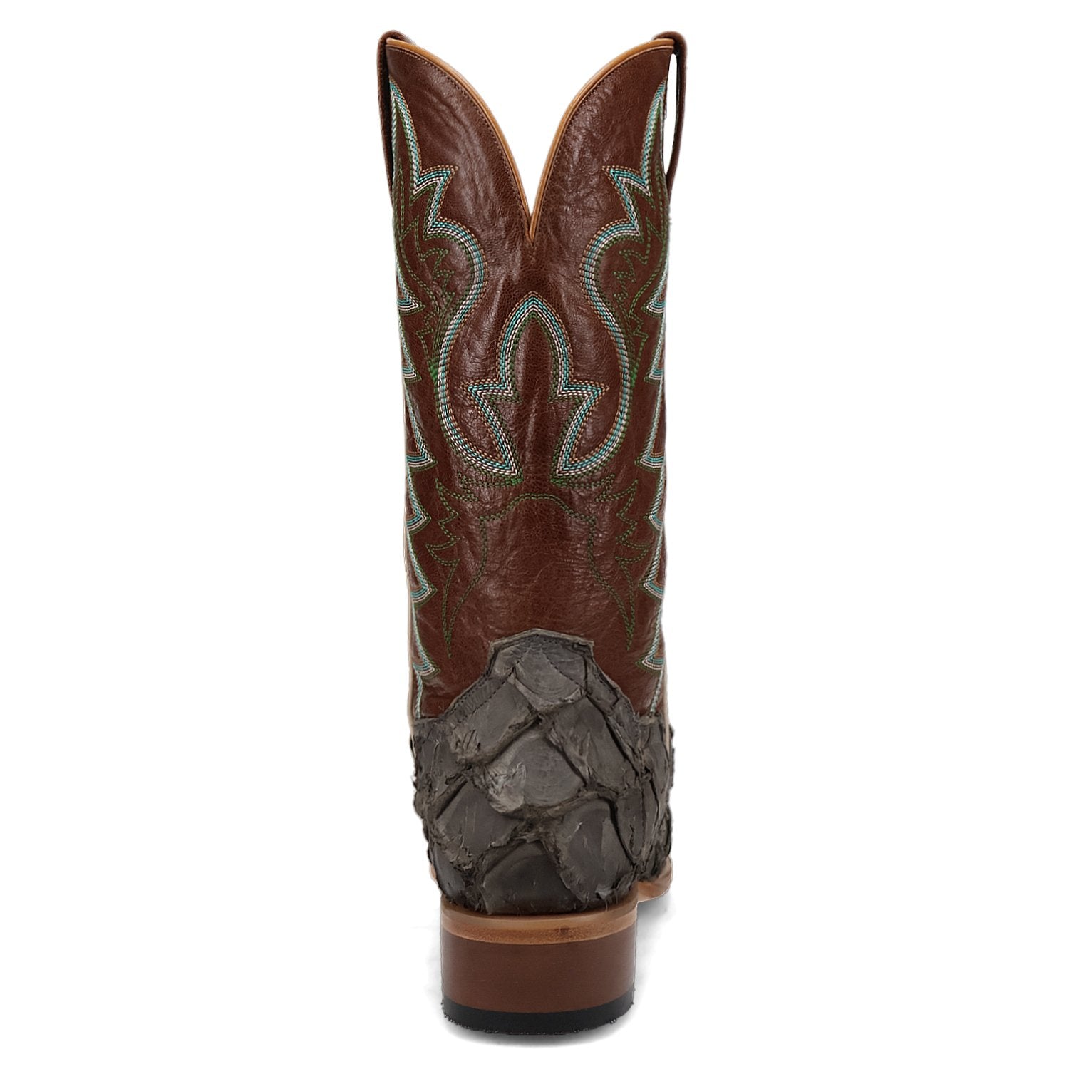 Dan Post Men's 13" Brown Riggs Pirarucu Western Boot - DP5022 - 8EW