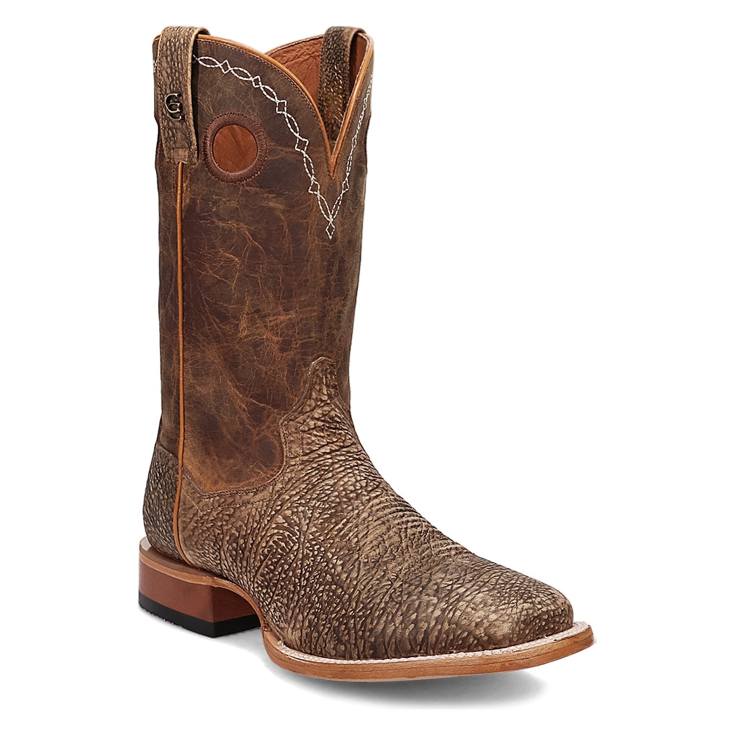 Dan Post Men's 13" Brown Murray Bison Square Toe Western Boot - DP5036 - 7EW