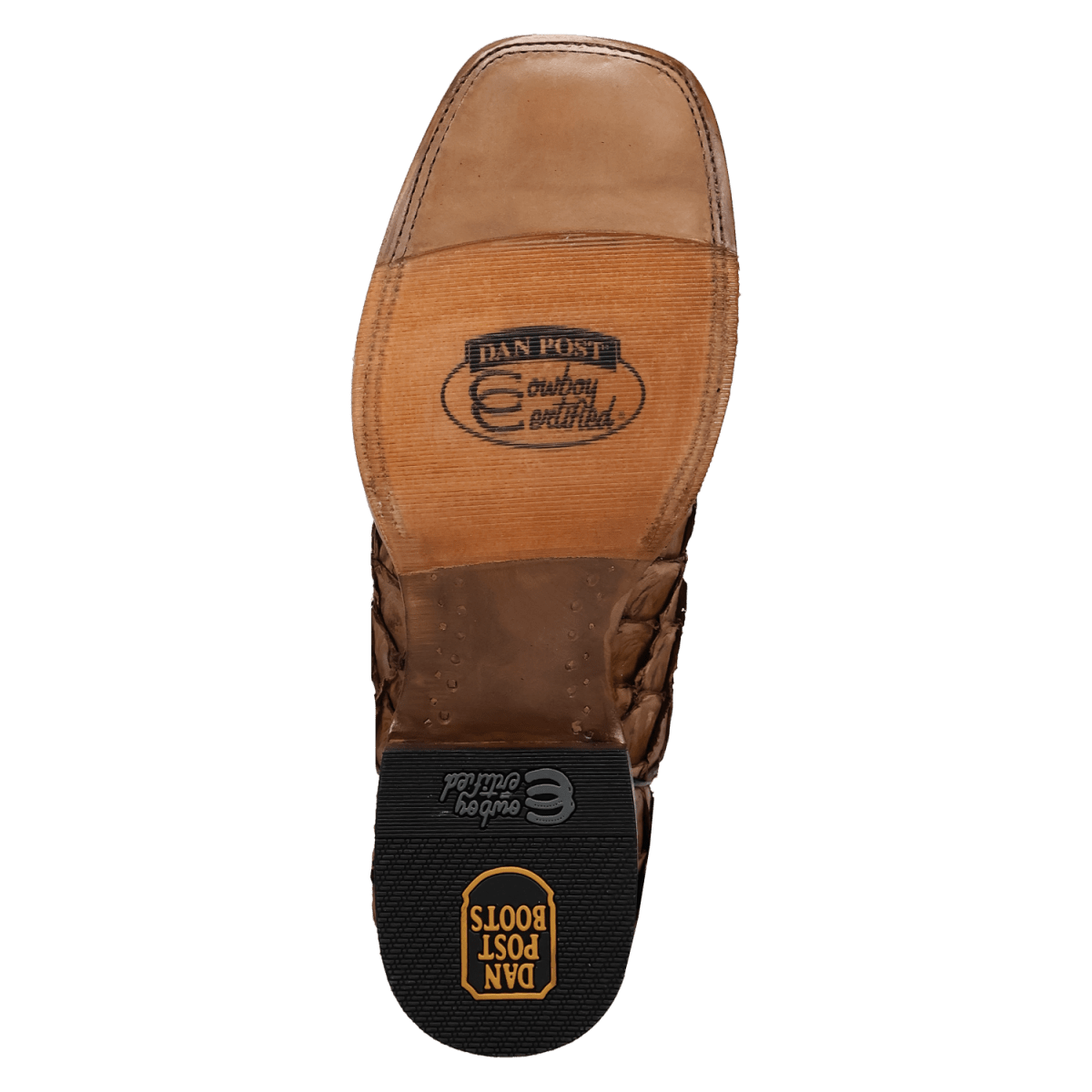 Dan Post Men's Marc Pirarucu Boot - Tan/Chocolate - DP5270-7D